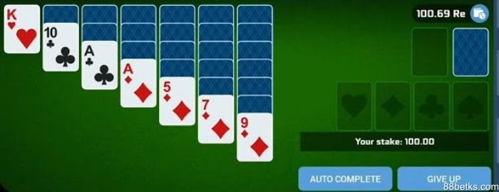 1XBET Solitaire는 어떤 카드 게임인가요?