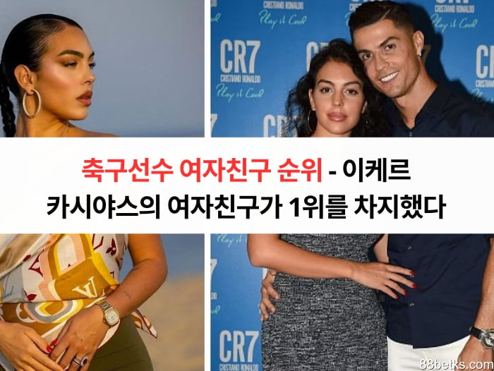 축구선수 여자친구 순위 - 이케르 카시야스의 여자친구가 1위를 차지했다