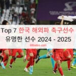 Top 7 한국 해외파 축구선수 유명한 선수 2024 - 2025